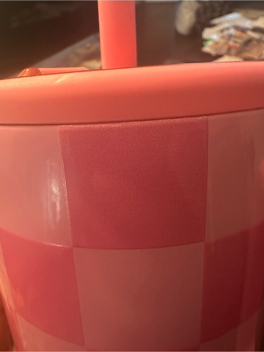 Pink Checkered Era 40oz - Picture 4 of 14